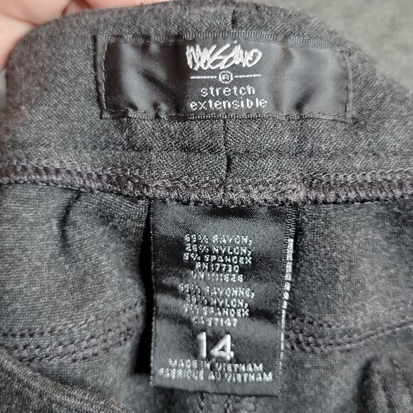 Mossimo Gray Stretch Extensible Skinny Pants, size 14 - Picture 5 of 5